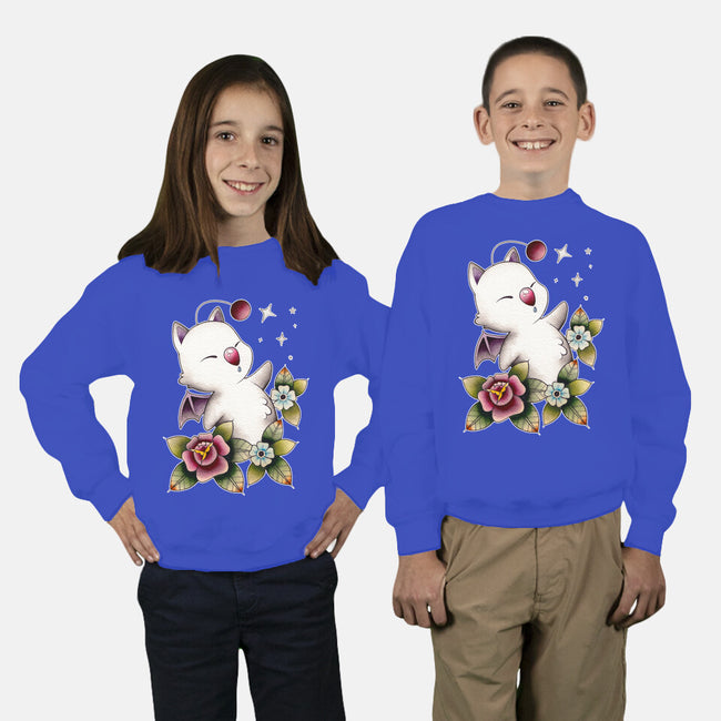 Kupo Tattoo-youth crew neck sweatshirt-michellecoffee