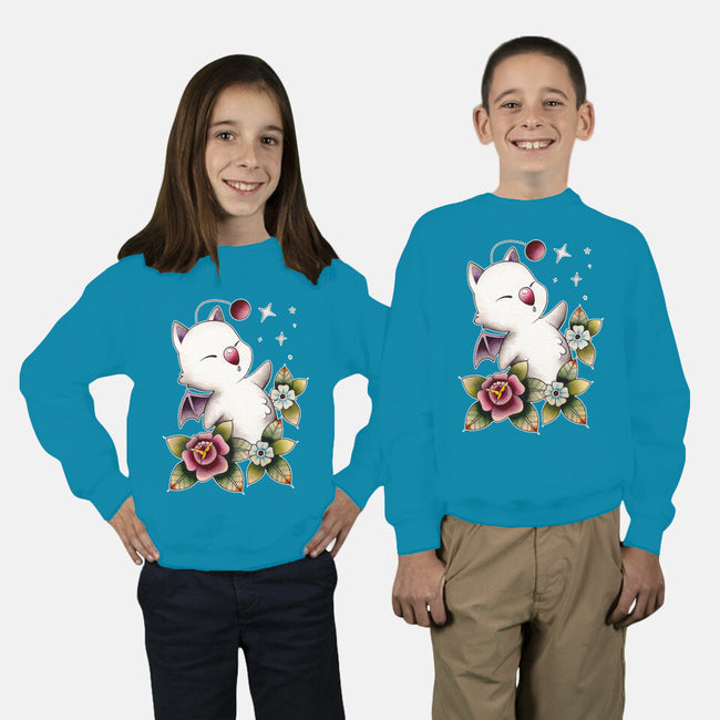 Kupo Tattoo-youth crew neck sweatshirt-michellecoffee