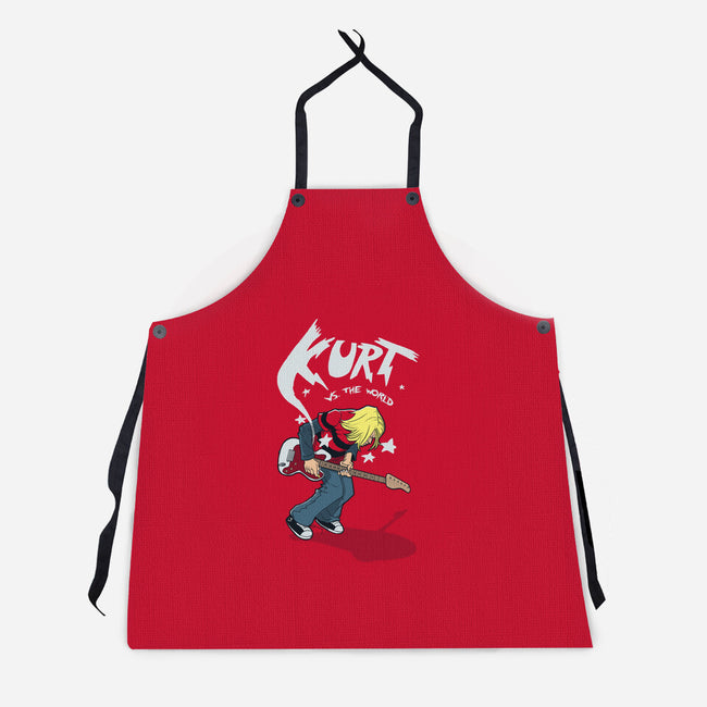 Kurt vs the World-unisex kitchen apron-Velizaco