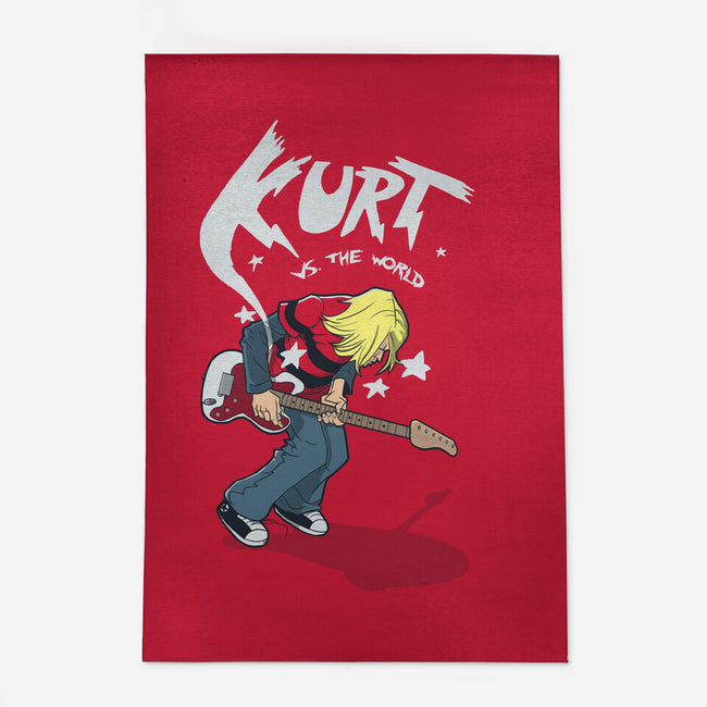 Kurt vs the World-none outdoor rug-Velizaco