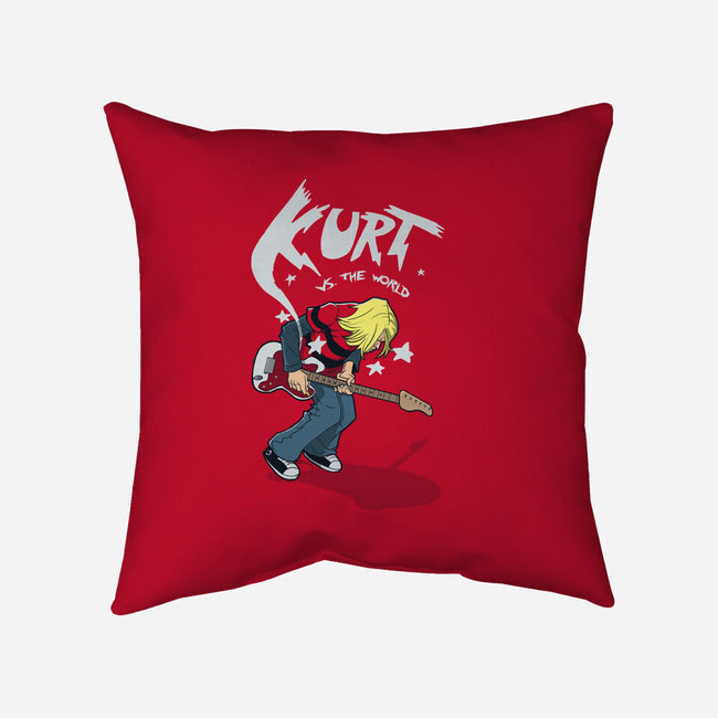 Kurt vs the World-none removable cover w insert throw pillow-Velizaco