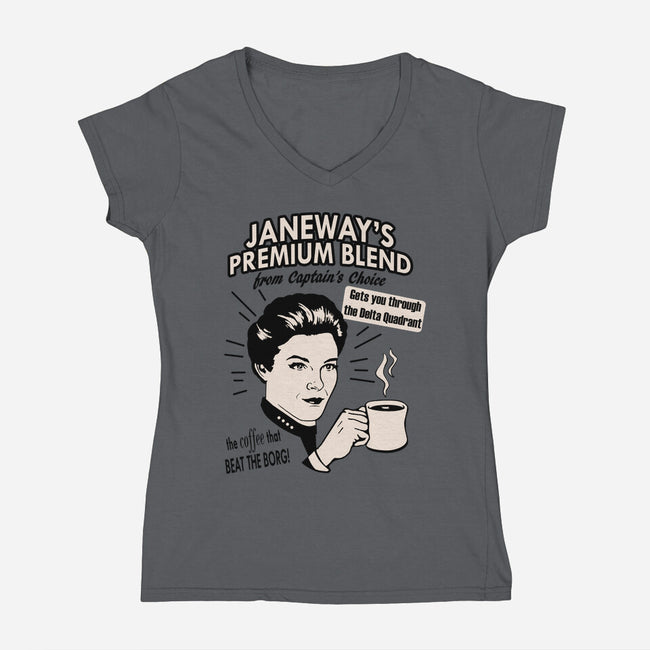 Janeway's Premium Blend-womens v-neck tee-ladymagumba