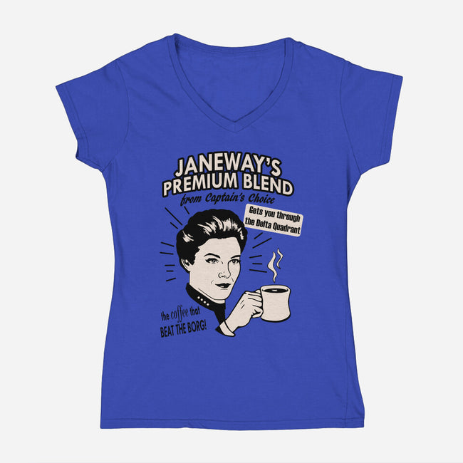 Janeway's Premium Blend-womens v-neck tee-ladymagumba