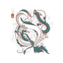 Japanese Dragons-none non-removable cover w insert throw pillow-IKILO