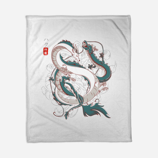 Japanese Dragons-none fleece blanket-IKILO