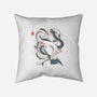 Japanese Dragons-none removable cover w insert throw pillow-IKILO