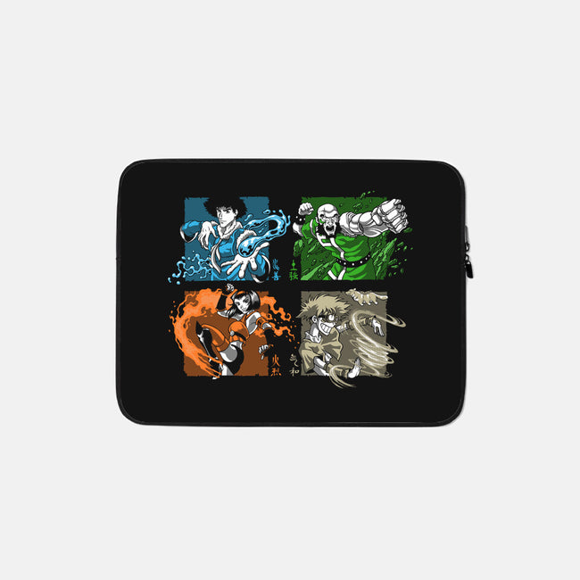 Jazzbenders-none zippered laptop sleeve-SXStudios