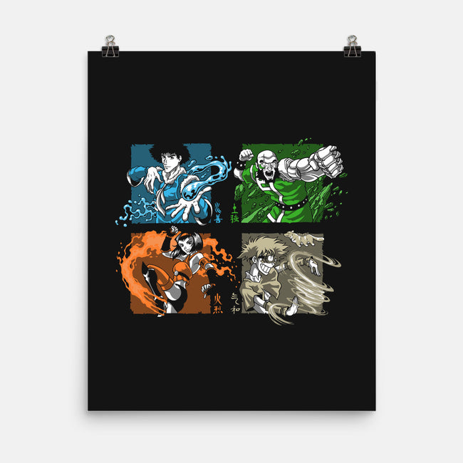Jazzbenders-none matte poster-SXStudios