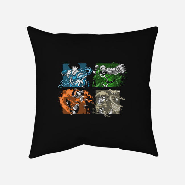 Jazzbenders-none non-removable cover w insert throw pillow-SXStudios