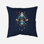 Jewel Beetle-none removable cover w insert throw pillow-etcherSketch