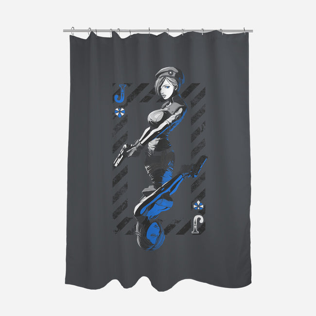 Jill of Hearts-none polyester shower curtain-barefists