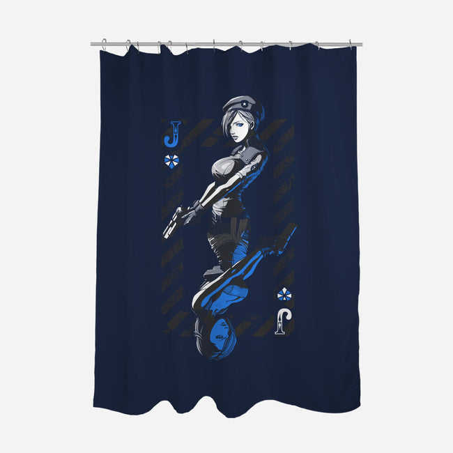 Jill of Hearts-none polyester shower curtain-barefists