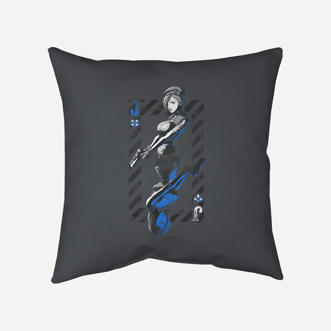 Jill of Hearts-none removable cover w insert throw pillow-barefists