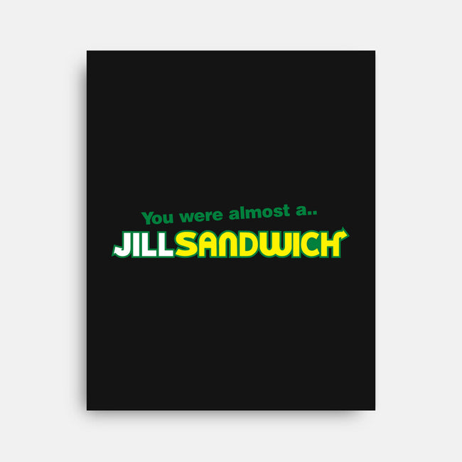 Jill Sandwich-none stretched canvas-dalethesk8er