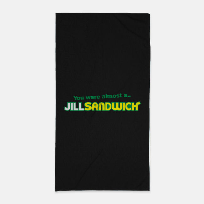 Jill Sandwich-none beach towel-dalethesk8er