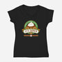 JJ's Diner-womens v-neck tee-DoodleDee