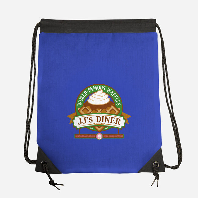 JJ's Diner-none drawstring bag-DoodleDee