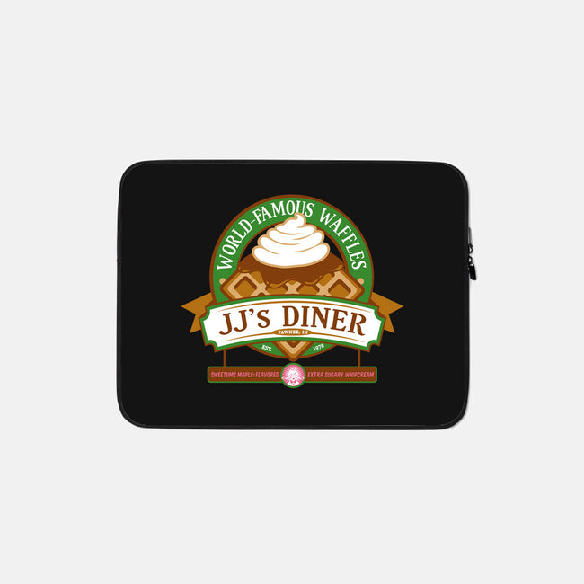 JJ's Diner-none zippered laptop sleeve-DoodleDee