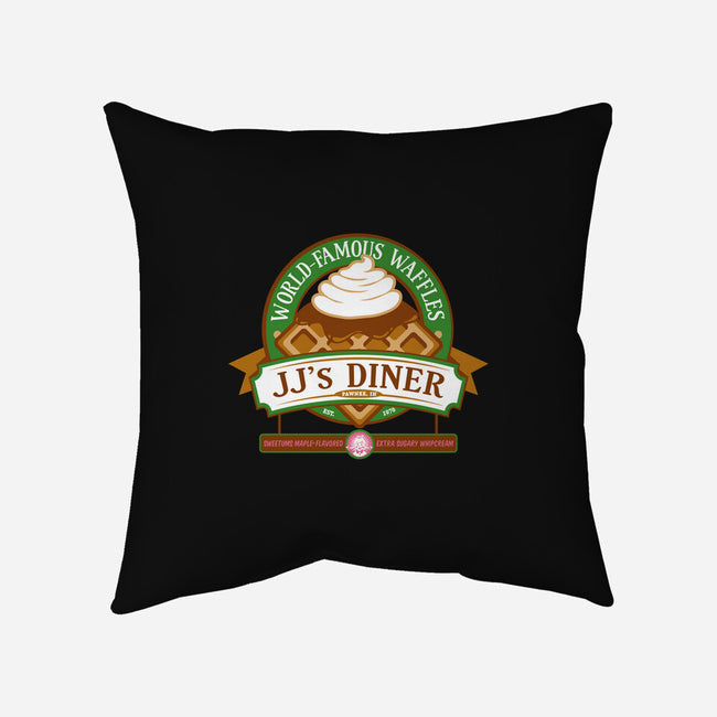 JJ's Diner-none removable cover w insert throw pillow-DoodleDee