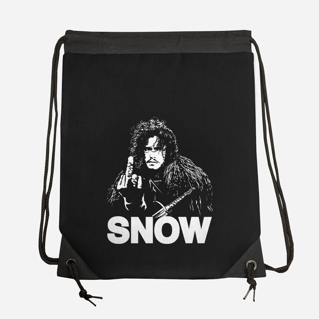 Johnny Snow-none drawstring bag-CappO