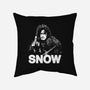 Johnny Snow-none removable cover w insert throw pillow-CappO