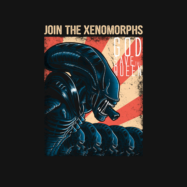 Join the Xenomorphs-womens off shoulder sweatshirt-trheewood