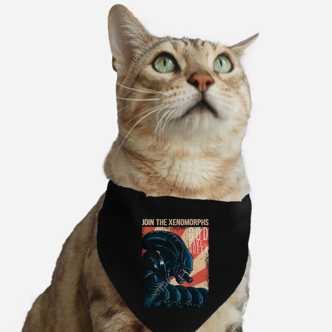 Join the Xenomorphs-cat adjustable pet collar-trheewood