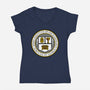 Jones Institute of Archaeology-womens v-neck tee-Rookheart