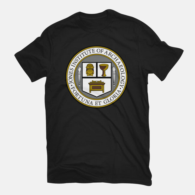 Jones Institute of Archaeology-womens fitted tee-Rookheart