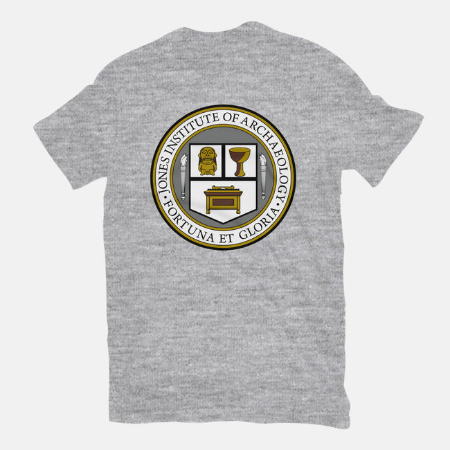 Jones Institute of Archaeology-womens basic tee-Rookheart