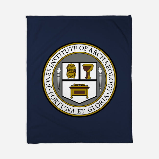 Jones Institute of Archaeology-none fleece blanket-Rookheart