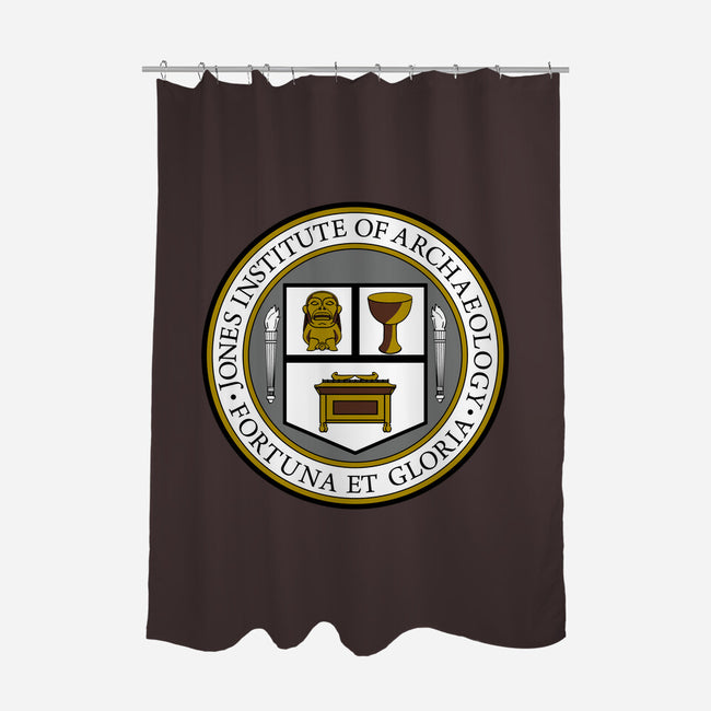 Jones Institute of Archaeology-none polyester shower curtain-Rookheart