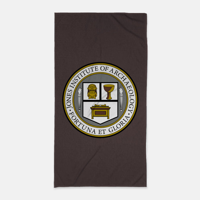 Jones Institute of Archaeology-none beach towel-Rookheart