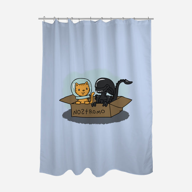 Jonesy and His Copilot-none polyester shower curtain-beckadoodles