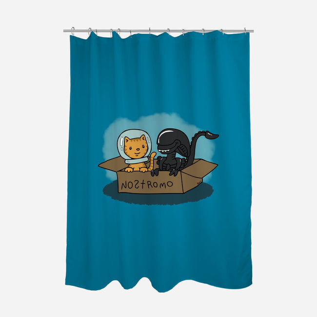 Jonesy and His Copilot-none polyester shower curtain-beckadoodles