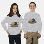 Jonesy and His Copilot-youth crew neck sweatshirt-beckadoodles