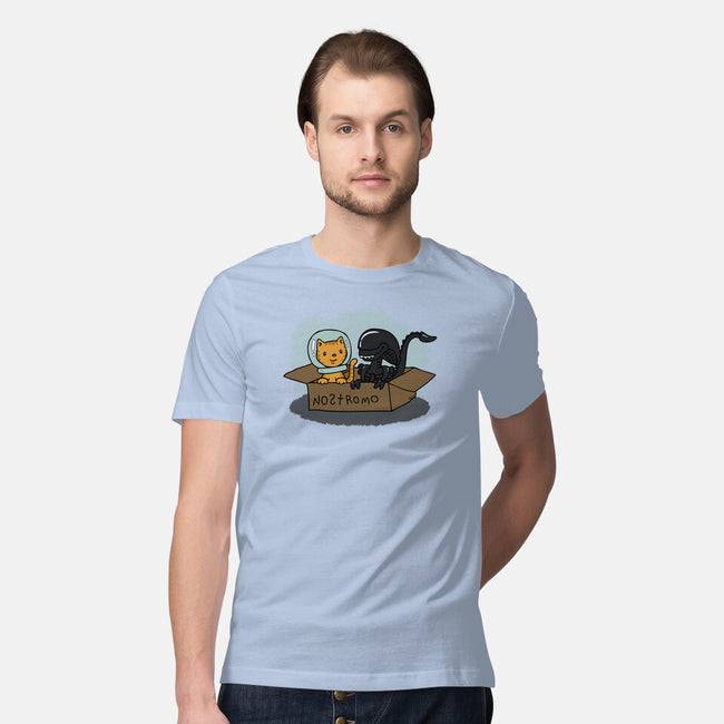 Jonesy and His Copilot-mens premium tee-beckadoodles