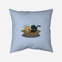Jonesy and His Copilot-none removable cover w insert throw pillow-beckadoodles