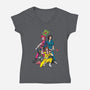 Jumpsuit Vixens-womens v-neck tee-Kyle Harlan