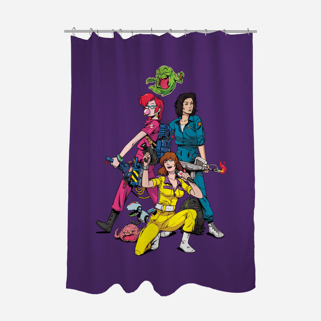Jumpsuit Vixens-none polyester shower curtain-Kyle Harlan