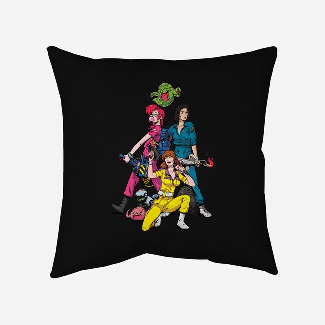Jumpsuit Vixens-none removable cover w insert throw pillow-Kyle Harlan