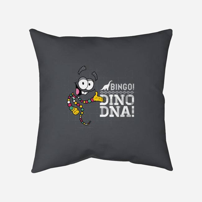 Jurassic Bingo-none removable cover w insert throw pillow-Mdk7