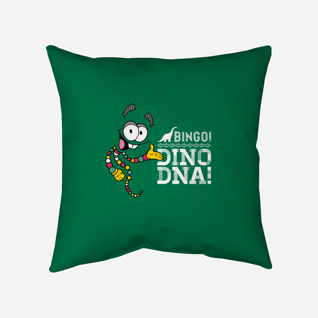 Jurassic Bingo-none removable cover w insert throw pillow-Mdk7