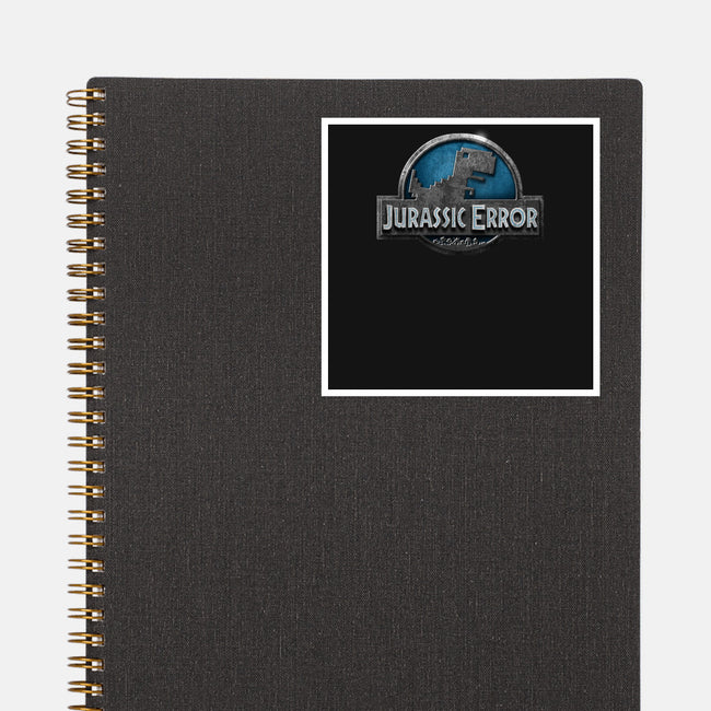 Jurassic Error-none glossy sticker-ManuelDA