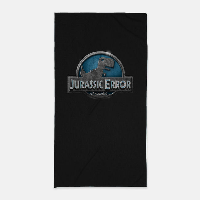Jurassic Error-none beach towel-ManuelDA