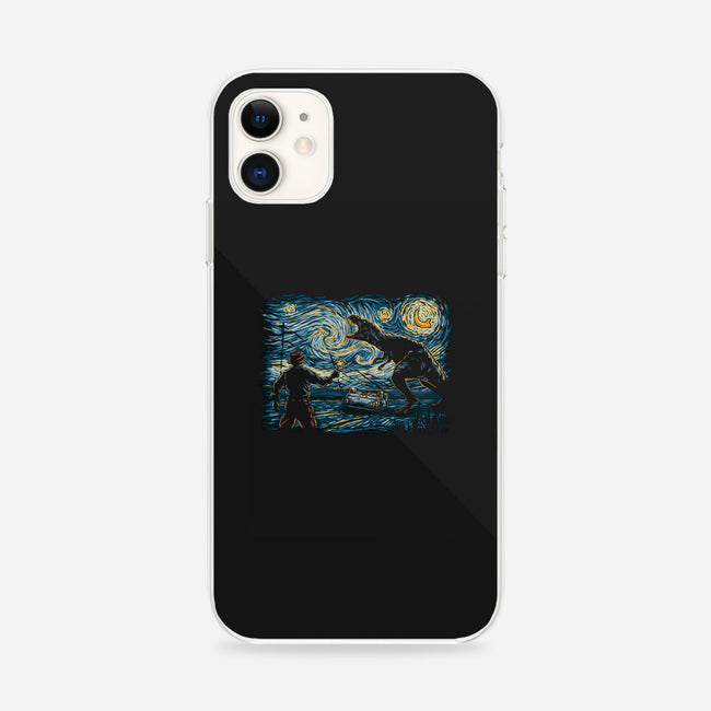 Jurassic Night-iphone snap phone case-Hootbrush