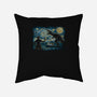 Jurassic Night-none removable cover w insert throw pillow-Hootbrush