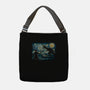 Jurassic Night-none adjustable tote-Hootbrush