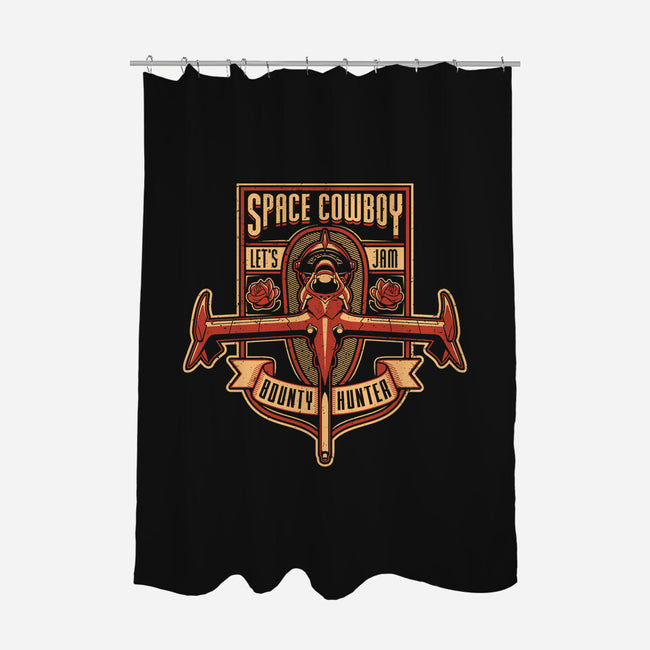 Just a Humble Bounty Hunter-none polyester shower curtain-adho1982