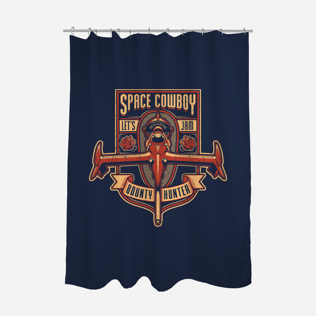 Just a Humble Bounty Hunter-none polyester shower curtain-adho1982